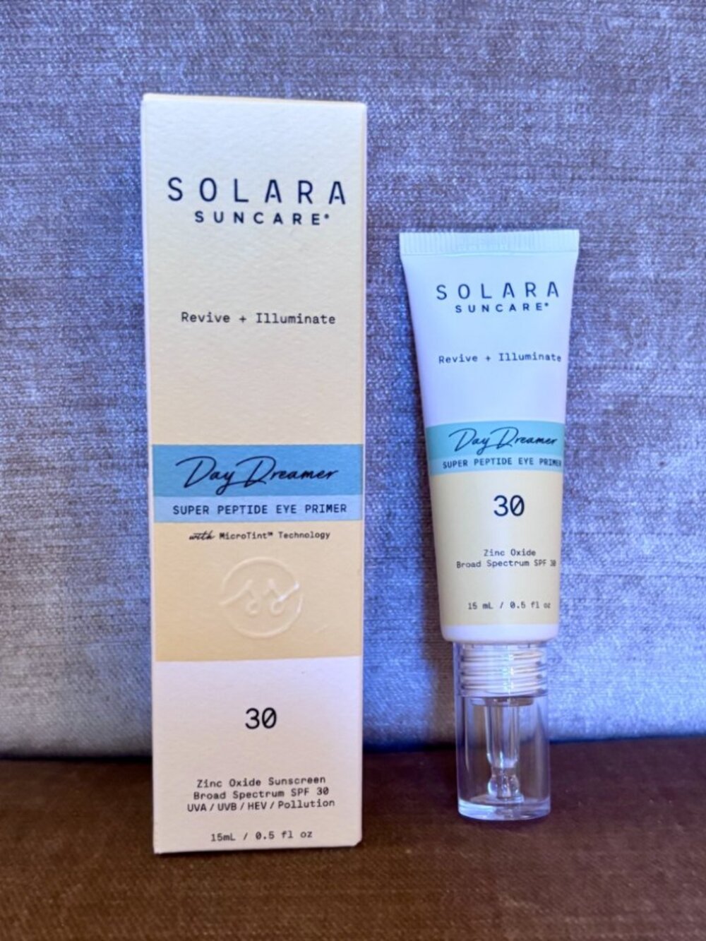 Solara Suncare - Day Dreamer Super Peptide Eye Primer SPF30 - NWT